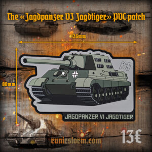 The «Jagdpanzer VI Jagdtiger» PVC patch