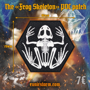 The «Frog Skeleton» PVC patch