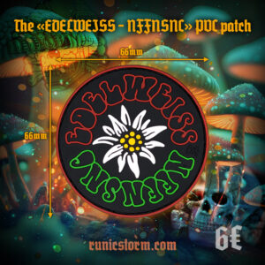 The «EDELWEISS - NFFNSNC» PVC patch