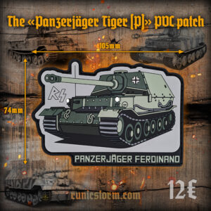 The «Panzerjäger Tiger (P)» PVC patch