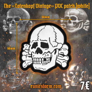 The «Totenkopf Vintage» PVC patch