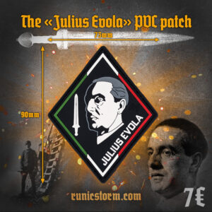 The «Julius Evola» PVC patch
