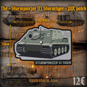 The «Stirmpanzer VI Sturmtiger» PVC patch