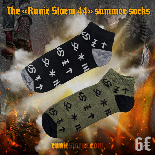 The «Runic Storm 44» Summer Socks - Image 2