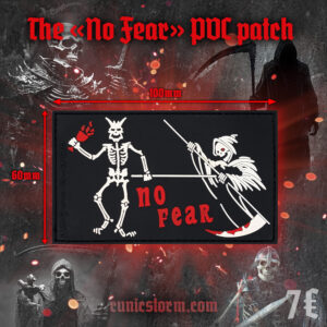 The «No Fear» PVC patch