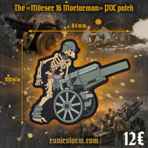 The «Mörser 16 Mortarman» PVC patch