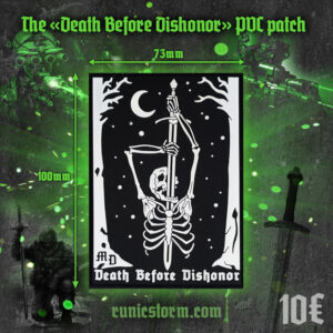 The «Death Before Dishonor» PVC patch