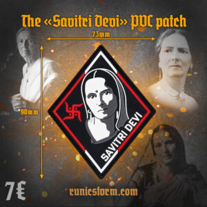 The «Savitri Devi» PVC patch