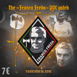 The «Franco Freda» PVC patch