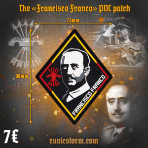 The «Francisco Franco» PVC patch