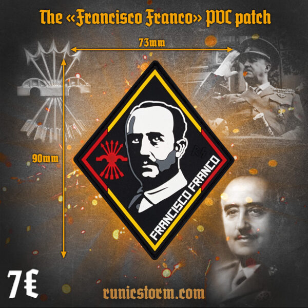 The «Francisco Franco» PVC patch