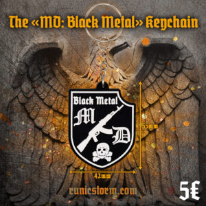 The «Black Metal MD» keychain