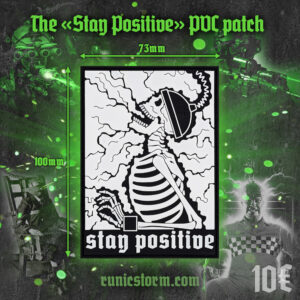 The «Stay Positive» PVC patch