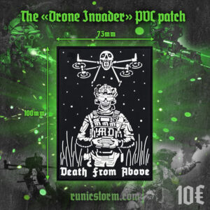 The «Drone Invader» PVC patch