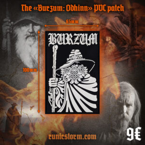 The «Burzum: Odhinn» PVC patch