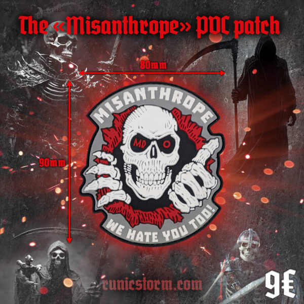 The «Misanthrope» PVC patch