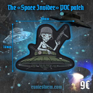 The «Space Invider» PVC patch
