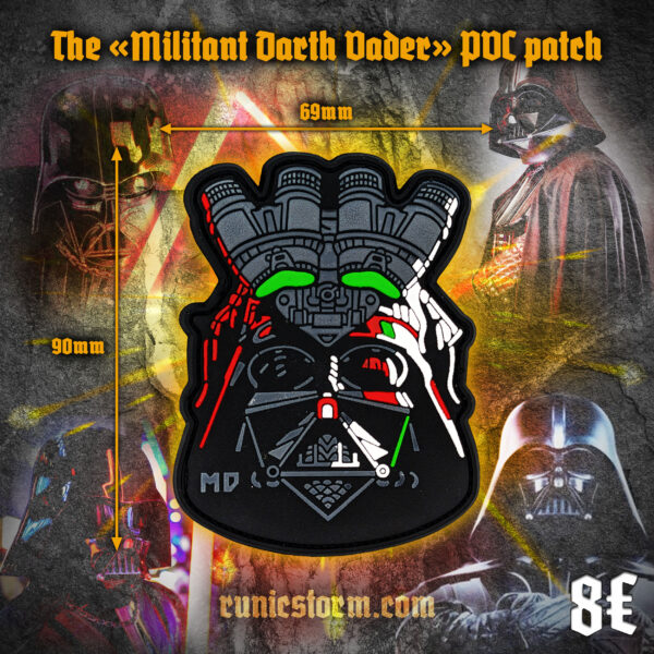 The «Militant Vader» PVC patch