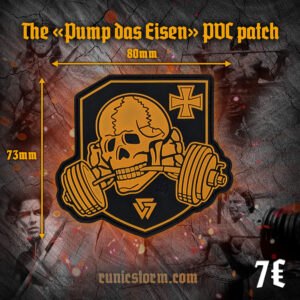 The «Pump das Eisen» PVC patch