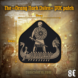 The «Drang Nach Osten» PVC patch
