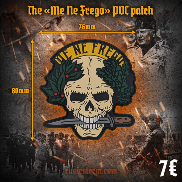 The «Me ne frego» PVC patch