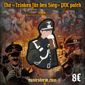The «Trinken für den Sieg» PVC patch