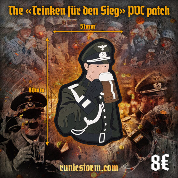 The «Trinken für den Sieg» PVC patch