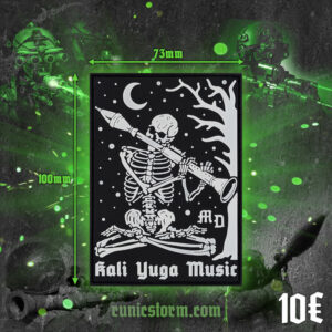 The «Kali Yuga Music» PVC patch