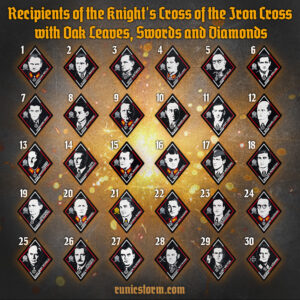 The «Recipients of the Knight's Cross of the Iron Cross (Diamonds)» PVC serie