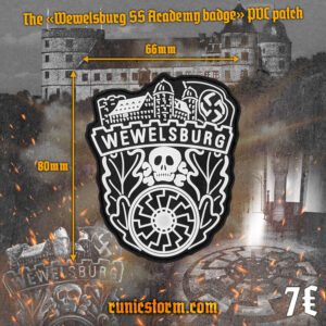The «Wewelsburg SS Academy badge» PVC patch