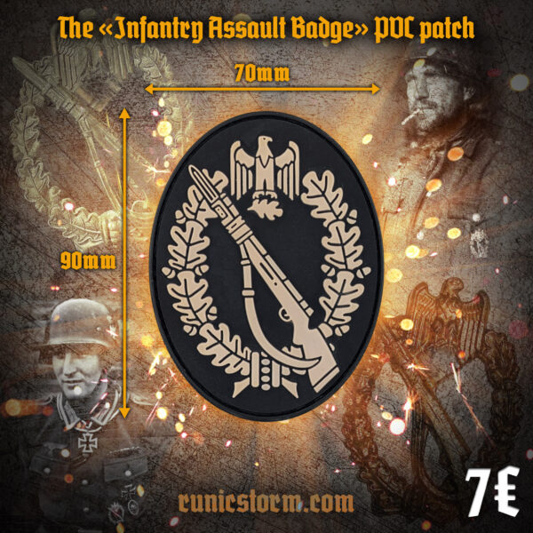 The «Infantry Assault Badge» PVC patch - Image 2