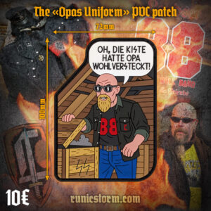 The «Opas uniform» PVC patch