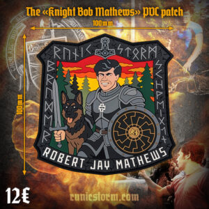 The «Knight Bob Mathews» PVC patch