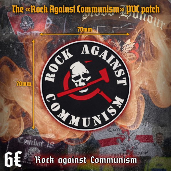 The «Rock Against Communism» PVC patch
