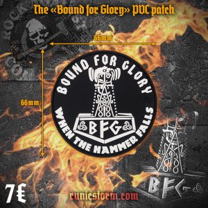 The «Bound for Glory» PVC patch