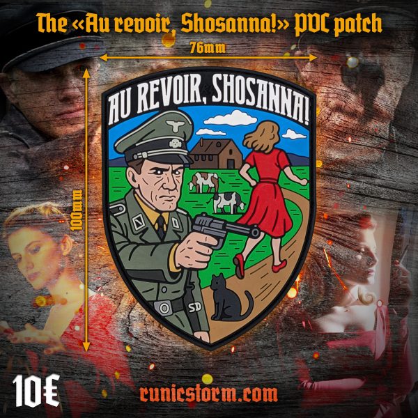 The «Au Revoir, Shosanna!» PVC patc