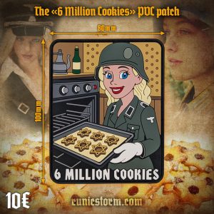 The «6 Million Cookies» PVC patch