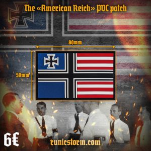 The «American Reich» PVC patch