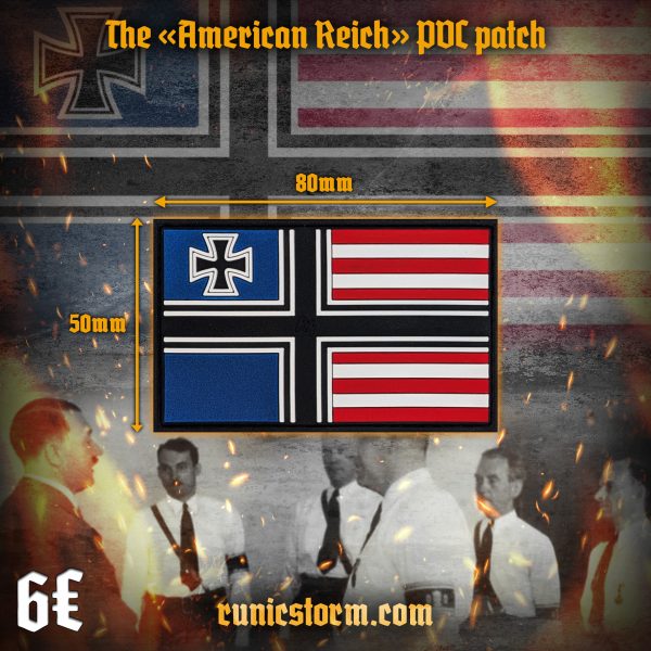 The «American Reich» PVC patch