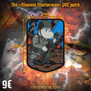 The «Moomin Mortarman» PVC patch