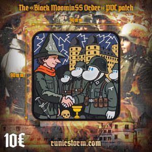 The «Black MoominSS Order» PVC patch