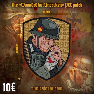 The «Wounded but Unbroken» PVC patch