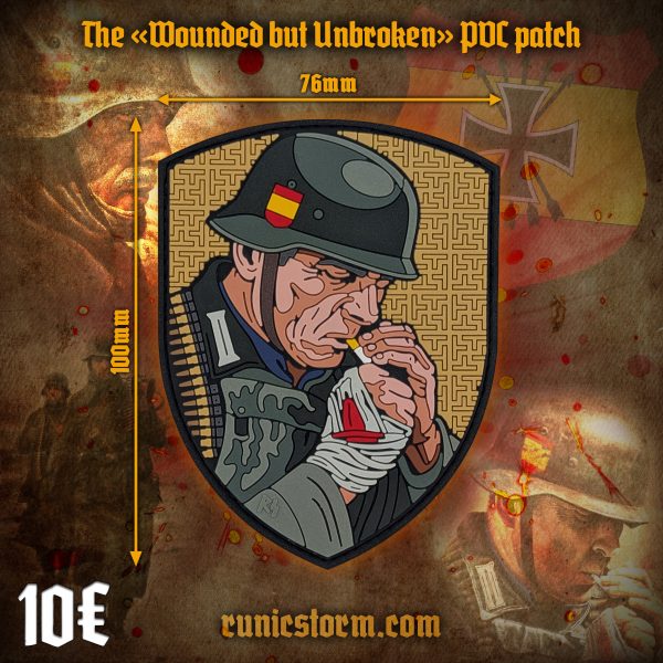 The «Wounded but Unbroken» PVC patch