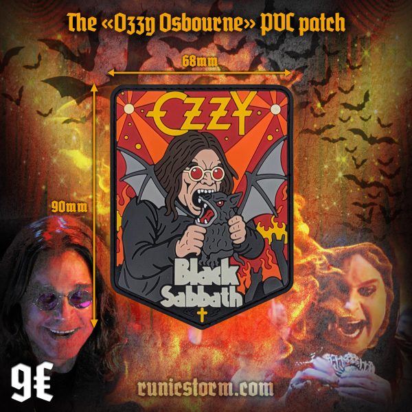 The «Ozzy Osbourne» PVC patch